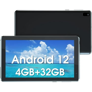 Android 12 Tablet 7 inch, 4GB RAM 32GB ROM 512GB Expand Tablets, Quad-core 1.5Ghz Processor Computer Tablet for Kids, Dual Camera, HD Touch Screen, 2.4G 5G Wi-Fi 6 BT 5.0, 3000 mAh Battery Tablet