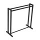 thumbnail image 3 of Bádminton Racket Rack, estante de almacenamiento de raqueta de tenis, centro de raqueta, soporte de soporte para campo, jardín, escuela, negro, 3 of 8
