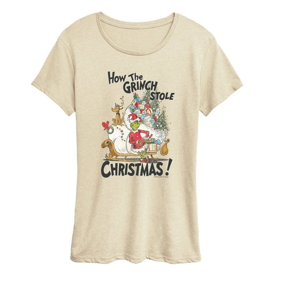 Dr. Seuss - How The Grinch Stole Christmas - Women's Short Sleeve Graphic T-Shirt