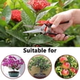 thumbnail image 4 of Tijeras de podar manuales para jardinería con cuchillas rectas de acero inoxidable, tijeras de jardín ultraafiladas para flores y plantas de recorte, 4 of 5