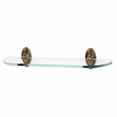 thumbnail image 3 of Classic Traditional 18" x 1.75" Bathroom Shelf, Polished Chrome, 3 of 7