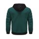 thumbnail image 4 of Men's Casual Camouflage Sports Sweatshirt Long Sleeve Zipper Hooded Jacket Coat L, 4 of 4