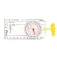thumbnail image 1 of DC40-3A Portable ABS Compass Scale Ruler Outdoor Outdoor camping compass Hiking Camping Compass Map Tools Transparent, 1 of 6