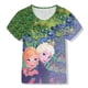 thumbnail image 1 of Camiseta de verano para niñas, Top de manga corta de dibujos animados de princesa fugitiva de Disney, Top bonito para niños, ropa para niñas 2-16120 Gao Jinjia LED, 1 of 2