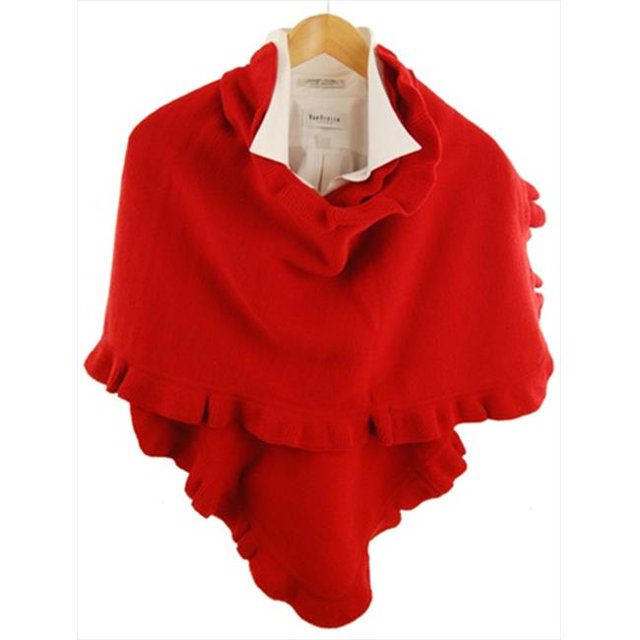 Catherine Lillywhite HA1106RD Ruffle Wrap Red