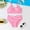 Pink, variant on Swimsuit for Kids Adjustable Straps 2 Piece Girl Bathing Suit with Chest Pad Swim Suits for Kids 8-9 Years