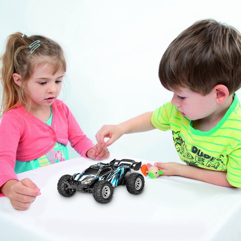 FunXylophy Mini RC Off-Road Truck - 1:32 Scale, 2.4G 4WD, 20KM/H, Ready-to-Run (RTR), Blue