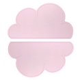 thumbnail image 1 of Napperons pour Enfants, 2 Pcs Nuages de Bébé en Silicone, Antidérapants, Résistants à la Chaleur, Alimentation Portable, 1 of 4
