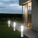 thumbnail image 5 of Rebajas de Temporada, Lámpara cilíndrica para exteriores de acero inoxidable con energía solar y 3 LED para patio, jardín y exterior Akmoler, 5 of 7