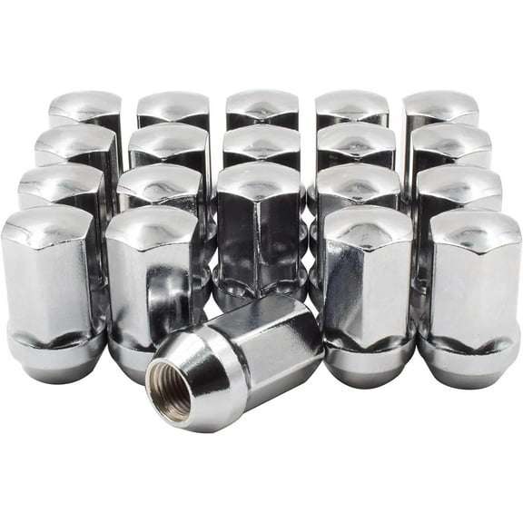 20 Compatible with Dodge Ram 1500 OEM Factory Style Chrome Lug Nut 14x1.5 Compatible with 2012 & Newer Truck