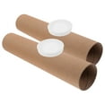 thumbnail image 1 of HEANUJJ 2pcs Mailing Tubes With Caps Storage For Posters Documents And Craft Projects Secure Shipping And Organization, 1 of 8