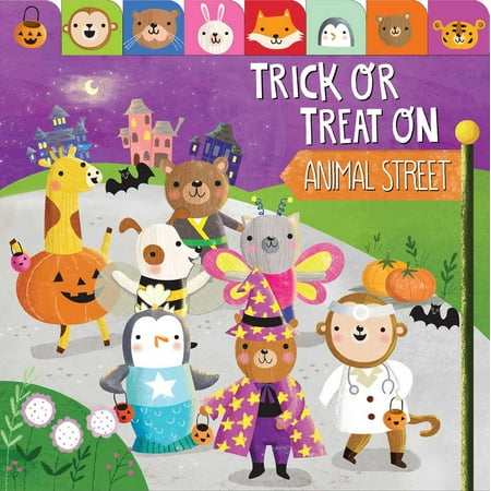 Trick or Treat on Animal Street (Board Book)