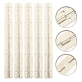 thumbnail image 2 of Miangastore 5pcs Continuous Hinge Jewelry Box Hinge 180 Degree Chest Hinge Replacement, 2 of 8