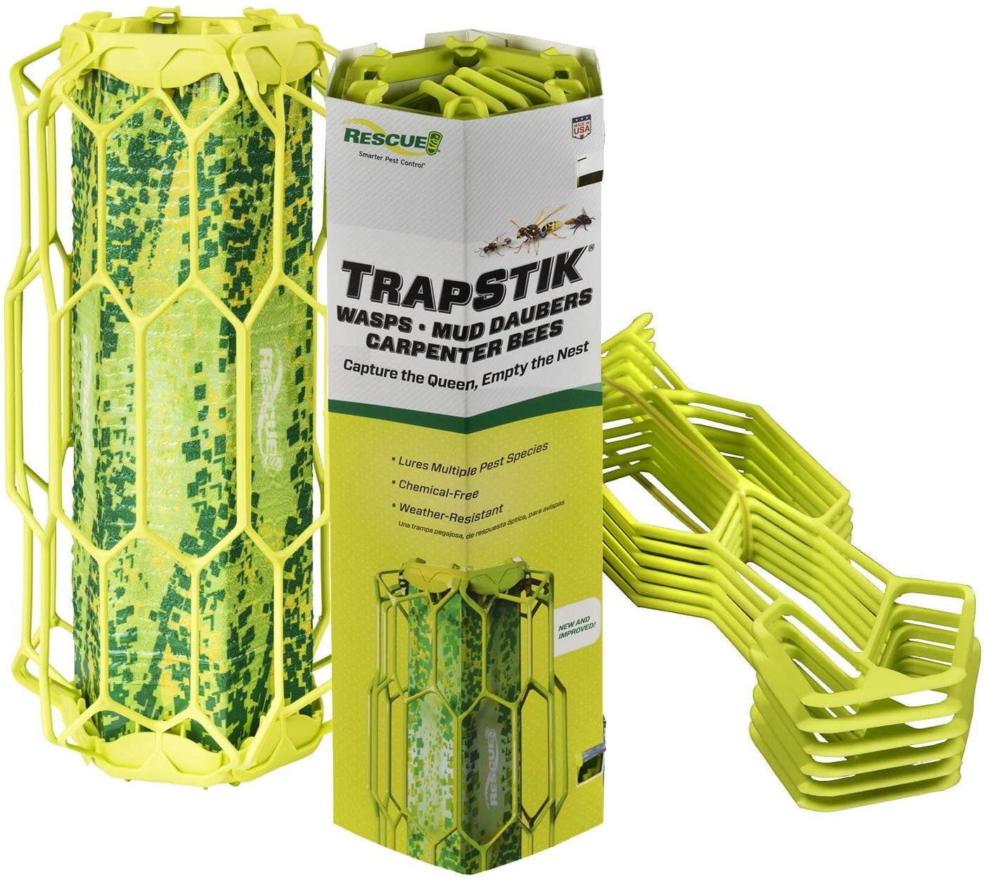 RESCUE Trapstik for Wasps, Mud Daubers, Carpenter Bees