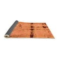 thumbnail image 2 of Ahgly Company Indoor Square Abstract Orange Modern Area Rugs, 4' Square, 2 of 4