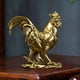 thumbnail image 5 of Figurita de pollo, escultura de gallo, decoración decorativa de resina Feng Shui, estatua de Animal para fiesta, vacaciones, adornos de escritorio, Estilo D, 5 of 7