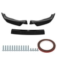 thumbnail image 2 of Car Spo Canardront Er Deflector Lip, Dams,3Pcront Er Splitter Lip Kit Waterproof Aenamic Replacement For X3 X4 G01 G02 M Pack Carbon Fiber Style, 2 of 8