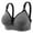 Black, variant on SMihono Fashion Push Up Bras for Women Plus Size Comfort Breathable Bra Wirefree Bra Full Coverage Everyday Bras with Support Lift Black 40