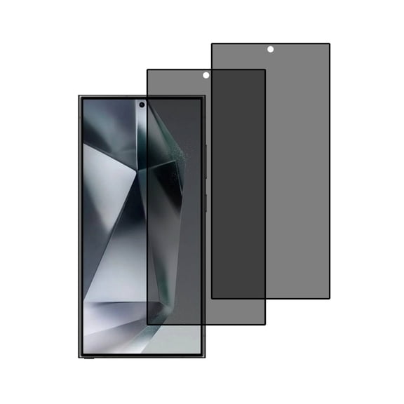 PAPAUTOP [2 Pcs] for Samsung Galaxy S24 Ultra 5G Privacy Anti-Spy Easy Installation Tempered Glass Screen Protector