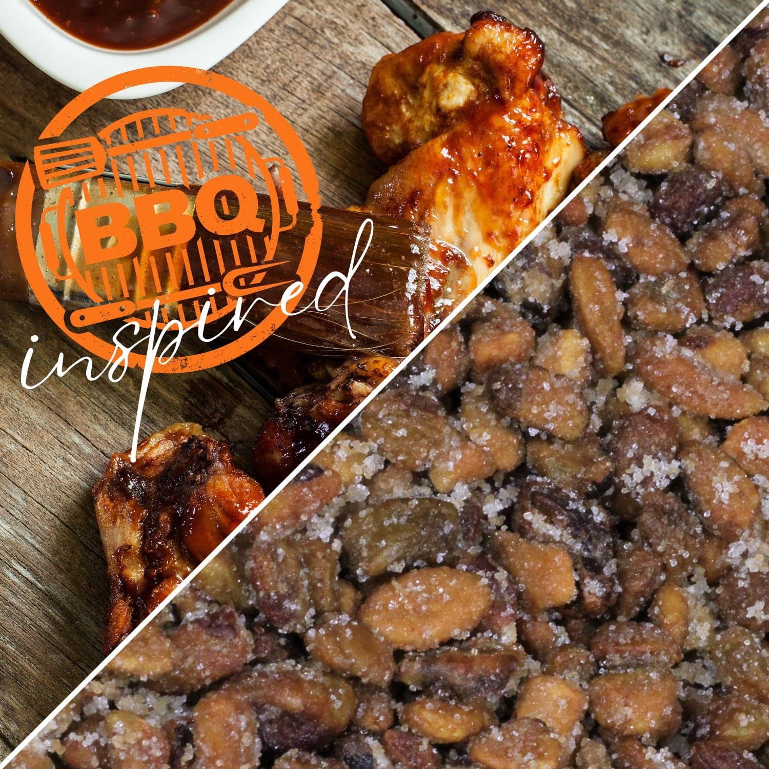 BBQ Honey Roasted Pistachio Shelled, No Shell by It's Delish, 10 lbs Bulk  Gourmet Pistachio Shelled, No Shell in Honey Sugar Coating and Barbecue Seasoning, Sweet & Savory Seed Snack - Vegan,...