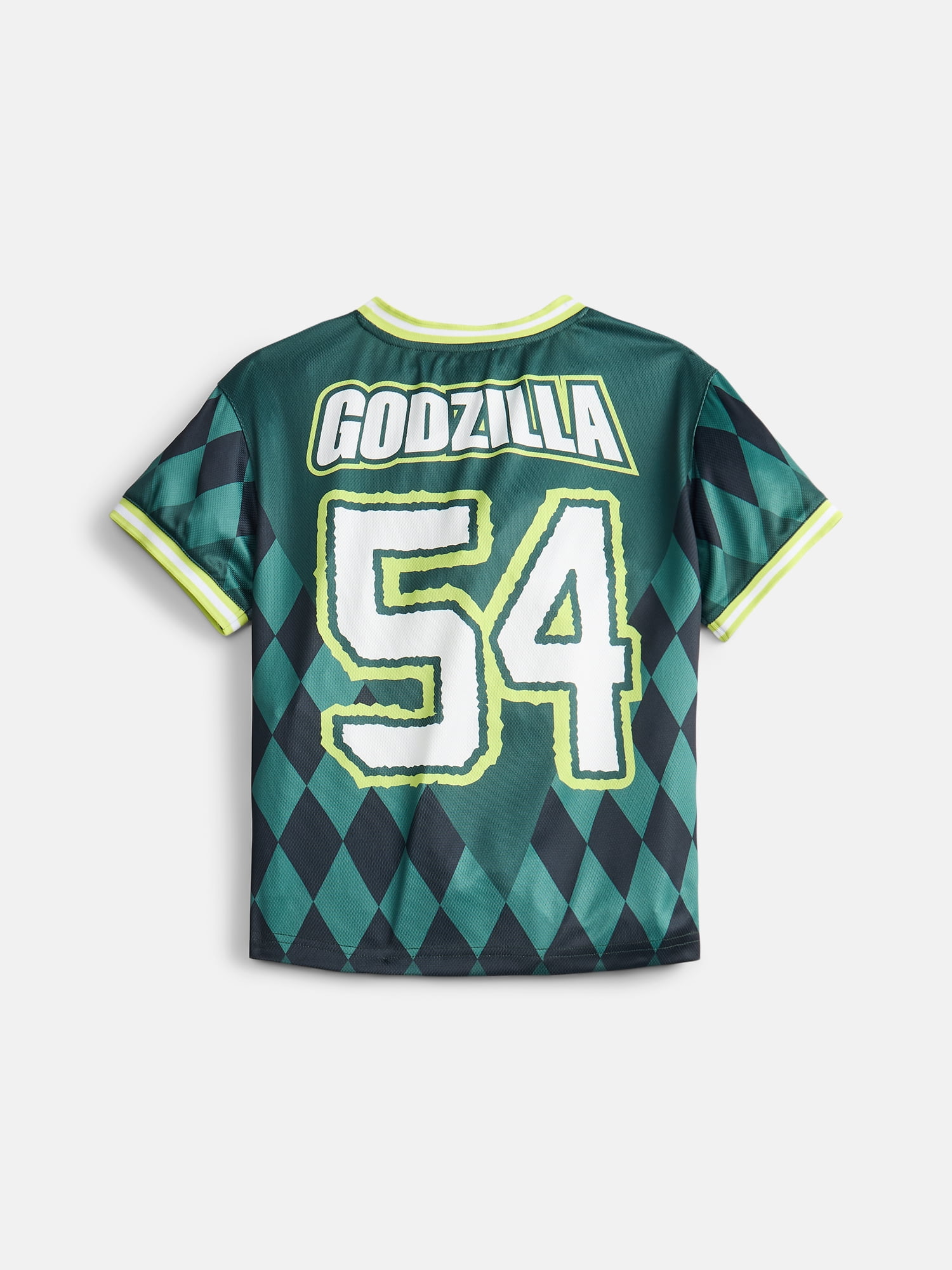 Godzilla Boys Graphic Soccer Jersey and Shorts Set, 2-Piece Set, Sizes 4-16