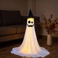 thumbnail image 2 of Clearance! Hotyverty Halloween Decorations Outdoor, 4FT Light up Ghost Ghosts Easy to Assemble Adjustable Height Spooky Halloween Party Decorations for Porch Yard Mantel Home, A, 2 of 7