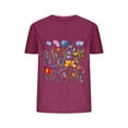 thumbnail image 1 of Birdeem Blouses pour Femmes Blouses Imprimées Fleurs Manches Courtes Col Rond Haut, 1 of 12