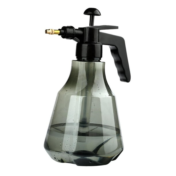 Pulverizador de bomba de presión manual, boquilla de latón ajustable, botella de pulverización portátil, rociador de agua de jardín para fertilizar, , GRIS