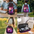 thumbnail image 3 of Garronmavis Purple Lightning Basketball Kids Boys Backpack 4-Piece Set, Sports Print School Bag with Lunch Bag, Pencil Case and Water Bottle Holder for Back to School, 3 of 8