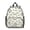Geometric Diamond White, variant on Geometric Diamond Black Pattern Backpack for School, Cute School Bag with Adjustable Shoulder Straps and Padded Back, 13.8"x11.4"x6"