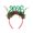 Green, variant on 2026 New Year Headband with Number Logo Colorful Design Hair Hoop Party Wear New Year Celebration Accessory