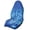 Blue Tribal Palm Hibiscus, variant on Garronmavis Waterproof Stain Resistant Front Car Seat Towel Cover 1 PC Universal Fit Sweat Protection for Workout Outdoor Daily Use Fits Most Cars SUV Trucks Sedan Van Turtle