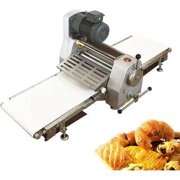 Commercial Dough Sheeter Dough Roller Countertop Dough Sheeter Pasta Machine Bakery Equipment 110V