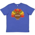 thumbnail image 3 of Inktastic Thanksgiving Day Turkey Football Fan Youth T-Shirt, 3 of 5