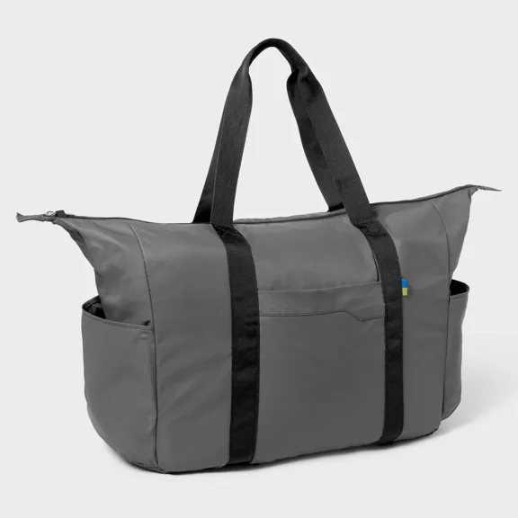 EMBARK INSULATED DURABLE DUAL-COMPARTMENT LUNCH BAG LUNCH BOX - BROWN