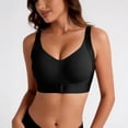 thumbnail image 2 of jiaxiM Posture Support Bras for Women Front Closure Cross Back Wireless Posture Bras Seamless Full Coverage Support Push Up Bralettes, 2 of 8