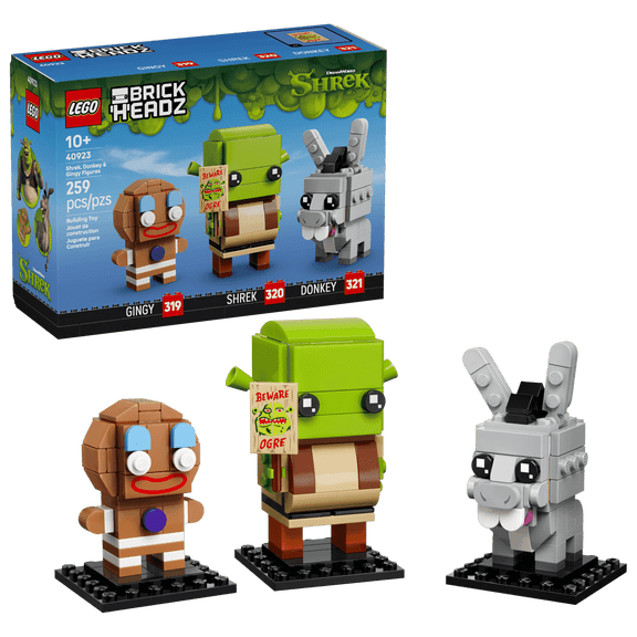 LEGO Brickheadz Shrek, Donkey & Ginger 259pcs 40923