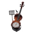 thumbnail image 1 of Reloj de mesa de escritorio Zulema Reloj desdor diseño de violín rojo, 1 of 7