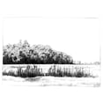 thumbnail image 4 of Emma Caroline 14x12 Black Modern Wood Framed Wall Art Titled - Northern Neck Landscape II, 4 of 6