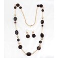 Long Bead Necklaces For Women Link Chain Multi Color Necklace Earring