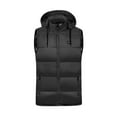 thumbnail image 2 of EARKITY Heated Vest, Unisex Winter Hooded Heated Vests Outerwear for Men Women, Heated Sleeveless Vest, Windproof Heated Jacket, Lightweight USB Electric Heated Clothing Vest with 3 Heating Levels, 2 of 2
