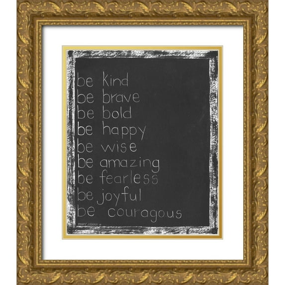 Shamp, Cindy 15x17 Gold Ornate Wood Framed with Double Matting Museum Art Print Titled - Be