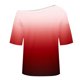 thumbnail image 5 of TaTaai Off Shoulder Loose Short Sleeved Home Top, Women Slanted Neck Printed Style, Regular Length, Spring Summer Daily Leisure Clothing Gift, 5 of 6