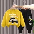 thumbnail image 2 of UAYOTSE Fall Toddler Baby Boy Clothes Winter Outfits Long Sleeve Sweatshirt Long Pants Little Boy Cothing Set,Sizes 5-6 Years, 2 of 7