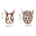 thumbnail image 3 of Fiesta De Pascua Bunny Lion Headgear Cosplay Animal Rabbit Face Cover Para Niños Adultos Kearding HA043626-00, 3 of 6
