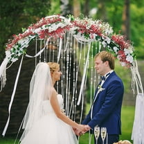 YZEGDCH Flower Fall Garland - Halloween Decorations - Artificial Flowers for Tables Mantle - Autumn Decoration for Indoor Wedding Room