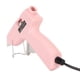 thumbnail image 5 of Máquina de pegamento termofusible, mini herramienta de pegamento caliente DIY de 20W con 50 barras de pegamento de 7mm para el hogar, escuela, 110-240V, enchufe rosa de EE. UU., 5 of 5