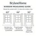 thumbnail image 6 of BrylaneHome BH Studio Sheer Voile Rod-Pocket Panels -Set Of 2, 6 of 6