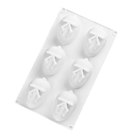 

Easter Silicone Molds for Baking 6 Cells Multi Size Optional for Chocolate Cake Pudding Jelly Big Rabbit Mold