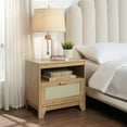 thumbnail image 2 of Manhattan Comfort Sheridan Nightstand from Engineered Wood in Natural, 2 of 10